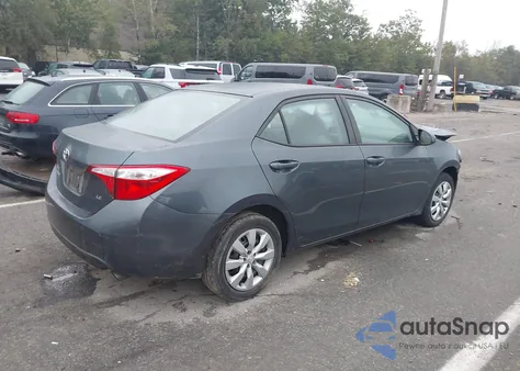 2016 Toyota Corolla Le z USA, uszkodzony, nr VIN 2T1BURHE6GC622491